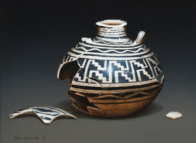 ROCK NEWCOMB PAINTING “WATER WATER EVERYWHERE”