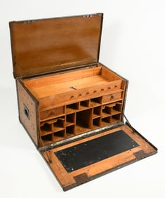 WWI CHIEF ENGINEERS UNIT "B" DROP-FRONT FIELD DESK