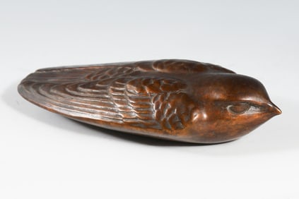 STEVE KESTREL STYLIZED BIRD BRONZE
