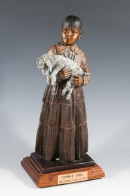 ORELAND JOE “CHEINLE GIRL” BRONZE