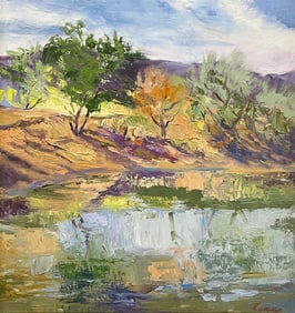 ARLINE TINUS WESTERN PAINTING