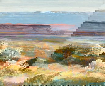 ARLINE TINUS GRAND CANYON PAINTING