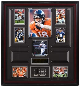 PAYTON MANNING AUTHENTICATED AUTOGRAPHED PHOTO