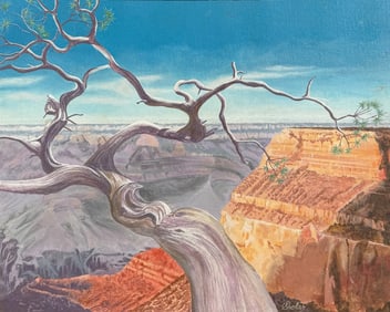 WILLIAM SHOLAR PAINTING GRAND CANYON