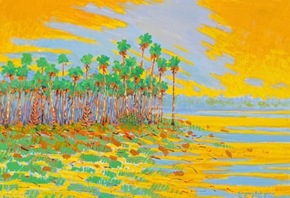 GREG BEHYMER ST. JOHN’S RIVER FLORIDA PAINTING