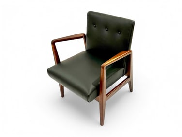 MID-CENTURY DANISH JENS RISOM WALNUT ARMCHAIR