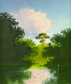 LIVINGSTON ROBERTS FLORIDA HIGHWAYMEN PAINTING