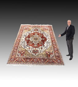 ESTATE ORIENTAL RUST CREAM ROOM SIZE CARPET