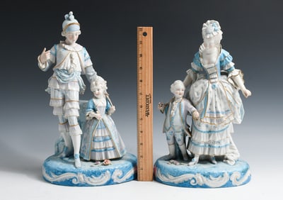 PAIR OF 19TH-CENTURY SEVRES PORCELAIN FIGURES