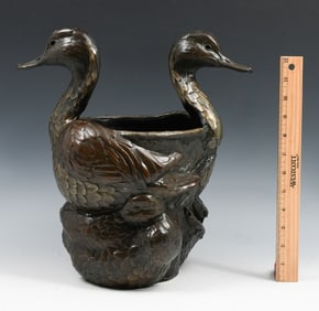 GEOFFREY SMITH LIMITED EDITION BRONZE ICE BUCKET