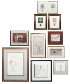 11PC. ORVILLE CARROLL ART LOT