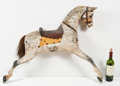 CAROUSEL HORSE WALL MOUNT SCULPTURE