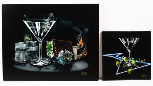 2PC. MICHAEL GODARD GICLEE LOT