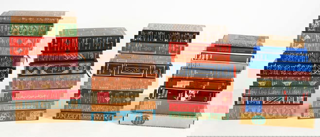 34 AUTHOR SIGNED LEATHERBOUND & COLLECTIBLE BOOKS