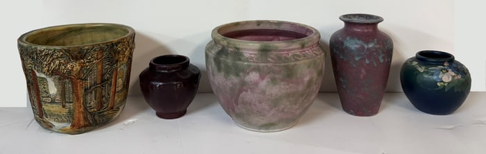 5PC. ART POTTERY LOT
