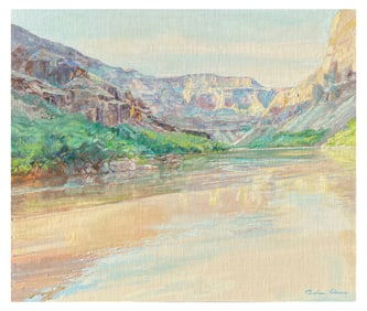 ARLINE TINUS GRAND CANYON RIVER PAINTING