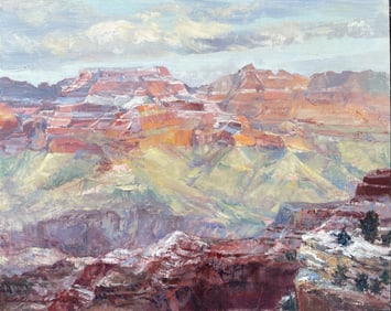 ARLINE TINUS GRAND CANYON PAINTING