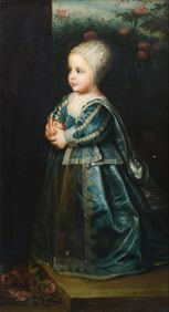 BABY STUART PAINTING AFTER VAN DYCKE