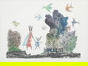 GUILLERMO SILVA ETCHING “DOMINGO EN EL PARQUE”