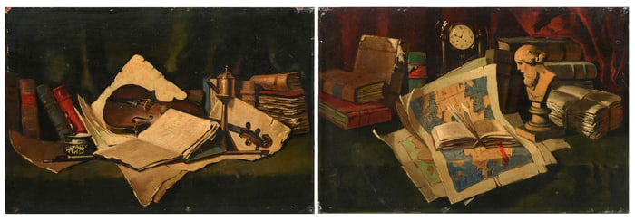 PAIR OF RASKO STILL LIFE PAINTINGS