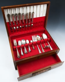 52 PC. INTERNATIONAL WINDERMERE STERLING FLATWARE