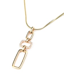 14K UNIQUE DIAMOND FASHION NECKLACE