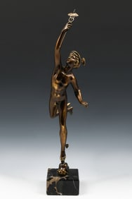 MERCURY BRONZE SCULPTURE