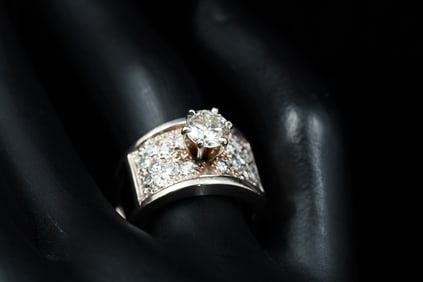 1CT DIAMOND SOLITAIRE 14K RING