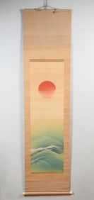 FIRST QUARTER 20TH CENTURY JAPANESE PAINTED SCROLL