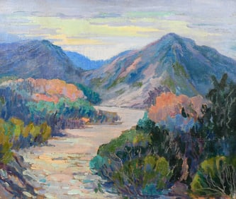 JESSIE BENTON EVANS ARIZONA DESERT PAINTING