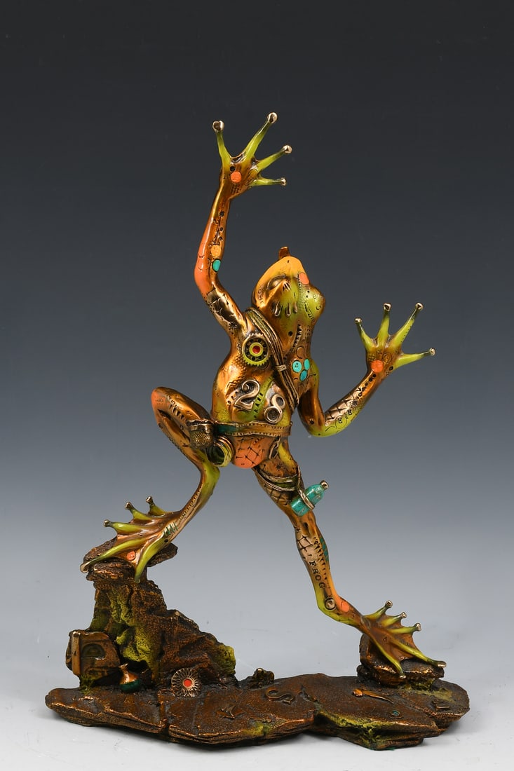 NANO LOPEZ FROG BRONZE “STICKY CLIMBER” (1 of 6)