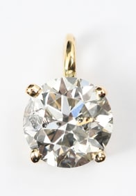 14K 1.00 CT. DIAMOND SOLITAIRE PENDANT