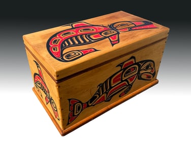 GEORGE STORRY HAIDA BLANKET CHEST