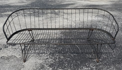 MID-CENTURY MODERN HOMECREST WIRE BENCH