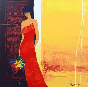 EMILE BELLET “OMBRE-SOLEIL” EMBELLISHED GICLEE
