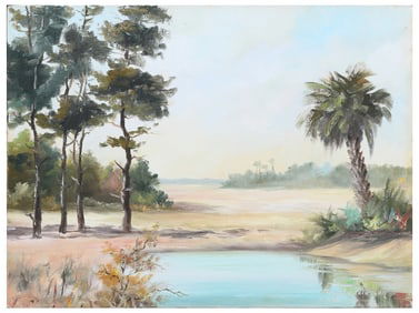 FREDDY PETERSON FLORIDA RANCH PAINTING