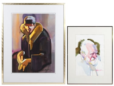 TWO CHRISTOPHER SCHINK PAINTINGS