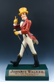 JOHNNY WALKER FIGURAL STORE DISPLAY ADVERTISEMENT