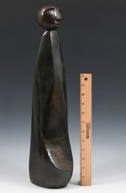 M. NYAKU ZIMBABWE “SURPRISED MAN” CARVING