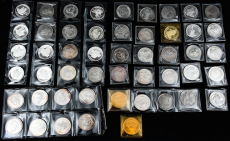 50 PC. 1 TROY OUNCE PURE SILVER BULLION COINS