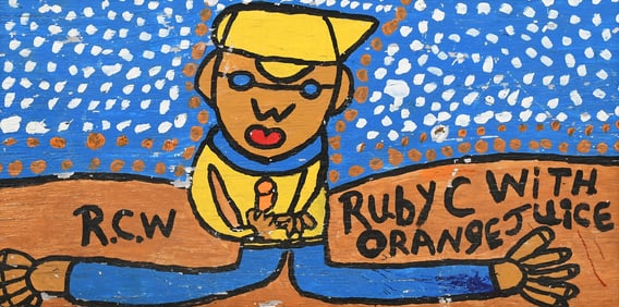 RUBY WILLIAMS FOLK ART PAINTING