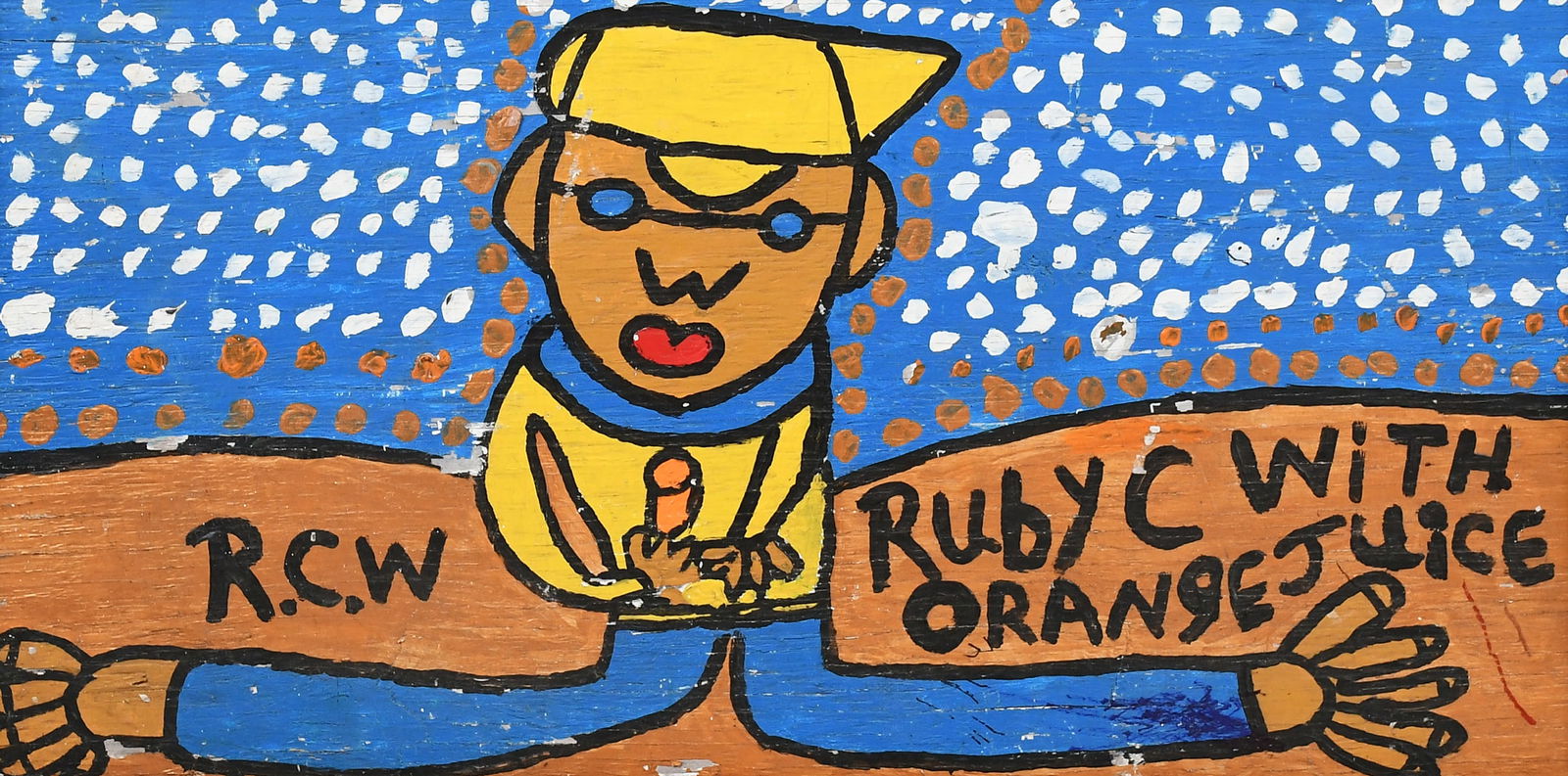 RUBY WILLIAMS FOLK ART PAINTING (1 of 4)