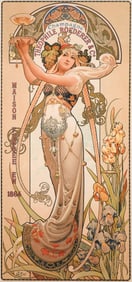 PERIOD ART NOUVEAU CHAMPAGNE POSTER BY HINGRE