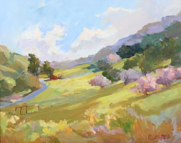 MARYLOU CORREIA PAINTING “WILD ALMONDS”