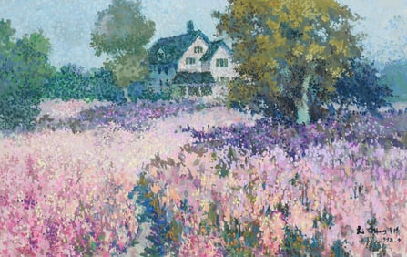 LI CHANG POINTILIST PAINTING