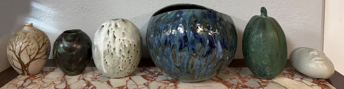6 PC. ANDERSON DESIGN POTTERY LOT