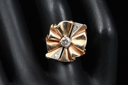 14K .33 CTW DIAMOND RING