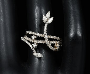 18K 1.00 CTW DIAMOND RING