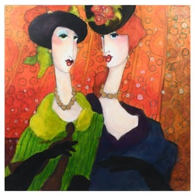 TOM BARNES PANDORA & CIRSE PAINTING