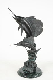 SPI BRONZE SWORDFISH SCULPTURE